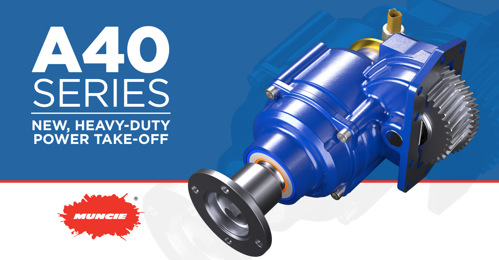 New, Heavy-duty A40 Series PTO for Allison 3000/4000 Series Transmissions
