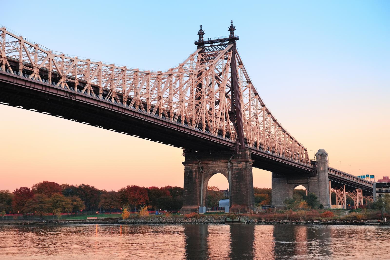 An image of the Queensboro Bridge in New York City, New York, United States.
