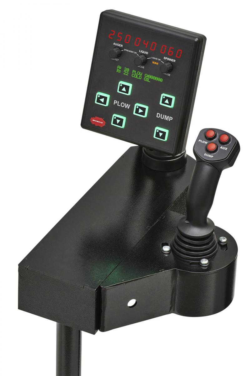 An image of the Omni-System's controller console setup.