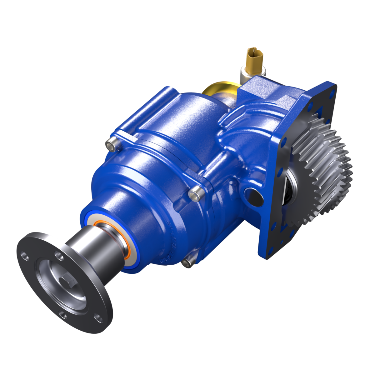The image shows a render of the A40 Series PTO.